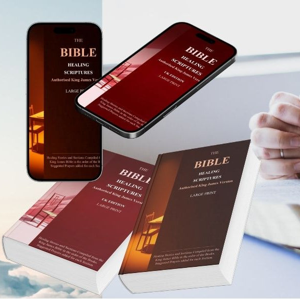 The Bible Healing Scriptures: KJV (Kindle-eBook) - Large Print UK Edition