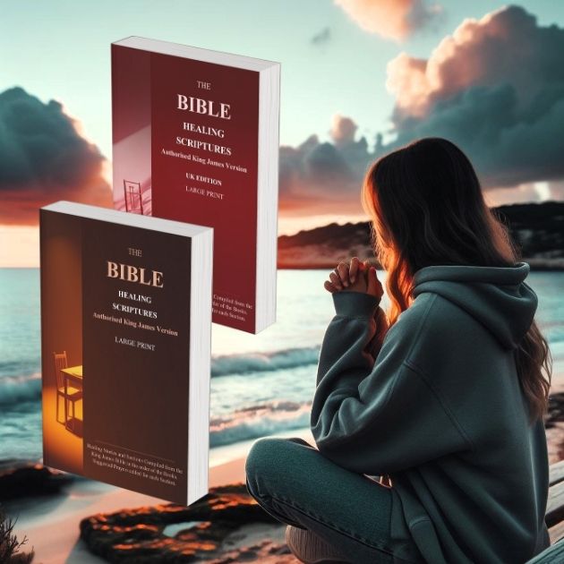 The Bible Healing Scriptures: KJV (Hardback) - Large Print UK Edition