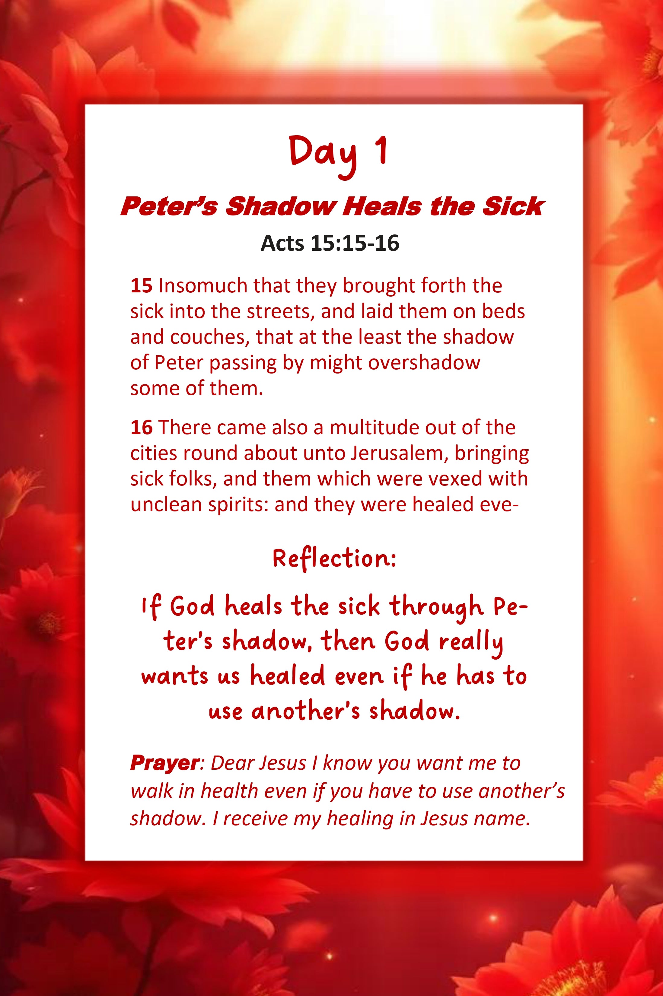 7 Days Healing Journey UK – a 7-Day Digital Printable Devotional