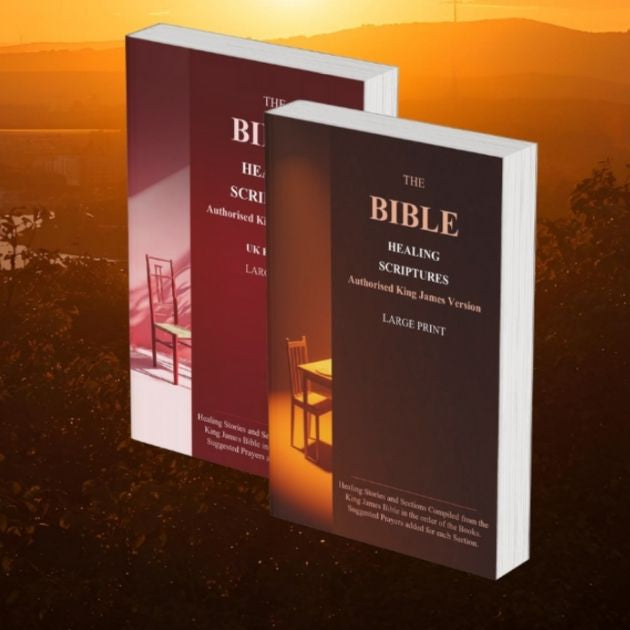 The Bible Healing Scriptures: KJV (Hardback) - Large Print UK Edition