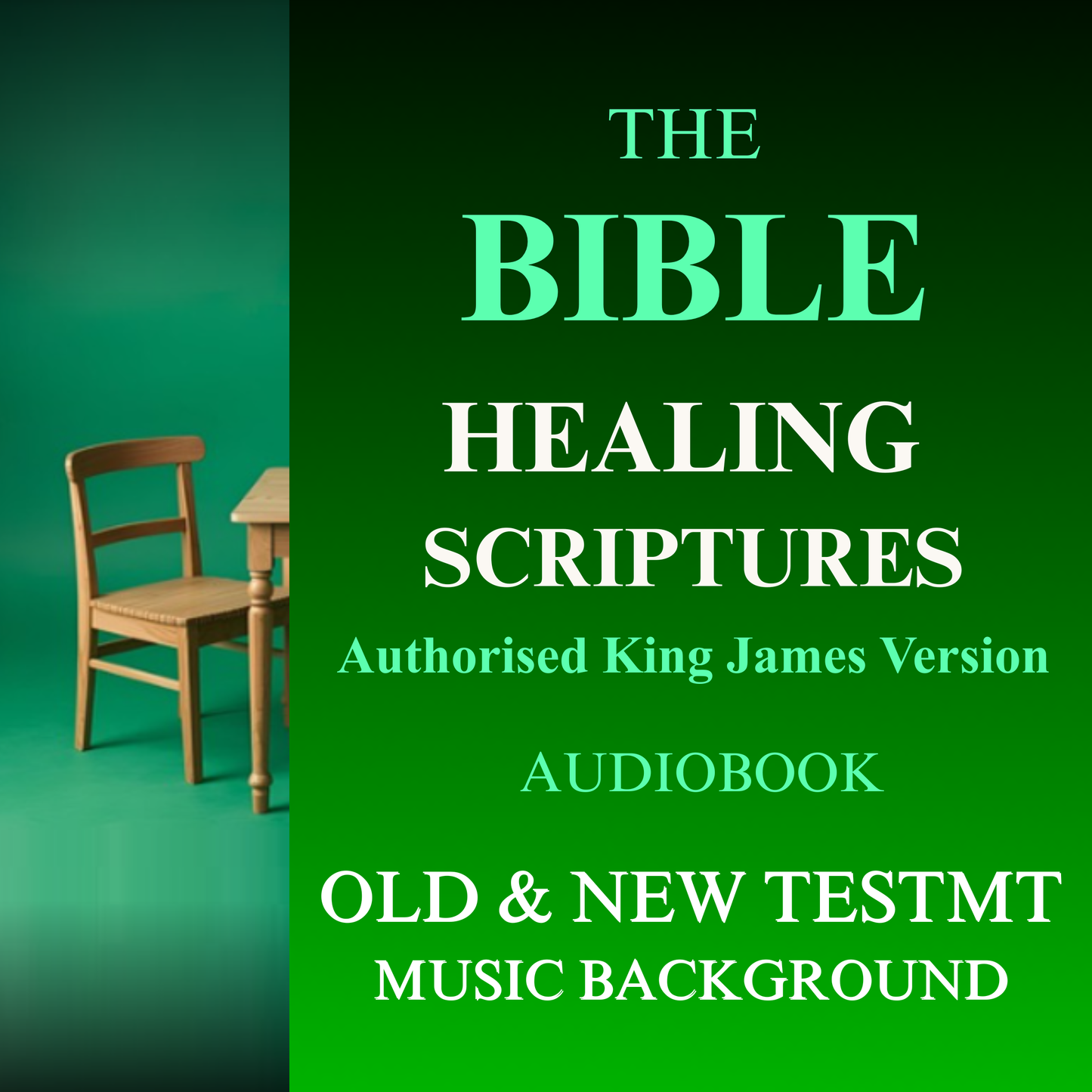 Bible Healing Scriptures Audiobook UK (Old & New Testament With Music)